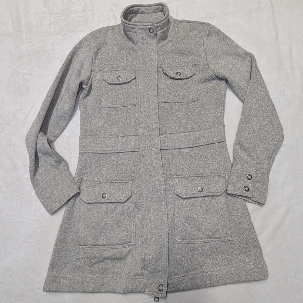 Mountain Khakis Women's Size Medium Old Faithful Coat Oatmeal Fleece Outdoor